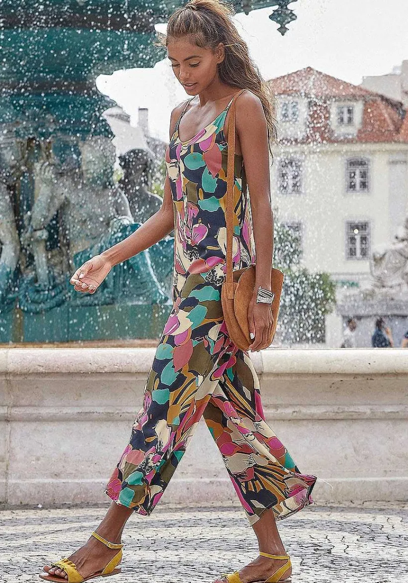 LASCANA Jumpsuits-Tropical Culotte Jumpsuit