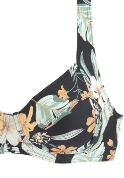LASCANA Underwire-Tropical Print Underwire Bikini Top