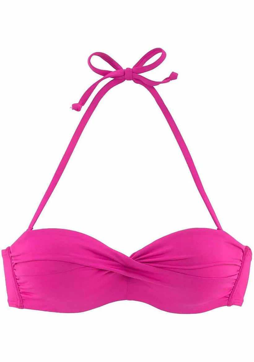 LASCANA Bandeau-Twist Bandeau Bikini Top