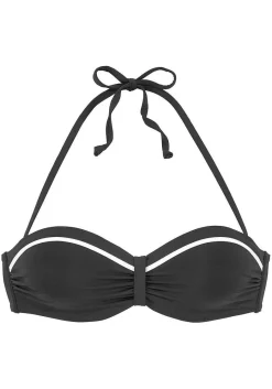 LASCANA Bandeau-Two-Tone Bandeau Bikini Top