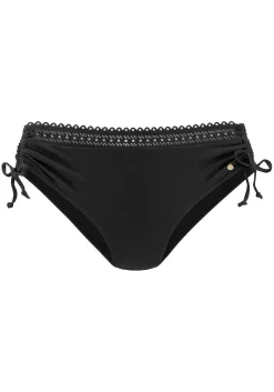 LASCANA Underwire-Underwire Lace Trim Bikini Top