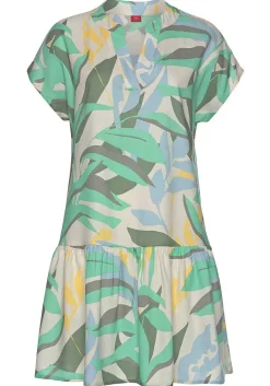 LASCANA Short Dresses-V-Neck Flounce Hem Dress
