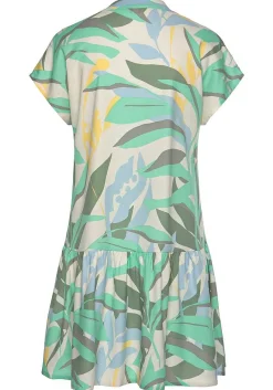 LASCANA Short Dresses-V-Neck Flounce Hem Dress