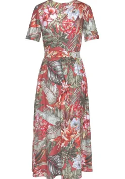 LASCANA Midi Dresses-V-Neck Midi Dress
