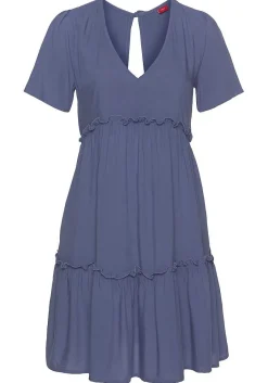 LASCANA Short Dresses-V-Neck Ruffle Dress
