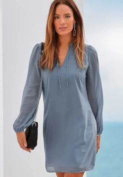 LASCANA Fall Dresses-V-Neck Shift Dress