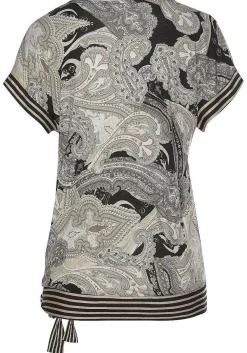 LASCANA Short Sleeve Tops-V-Neck Side Tie Top