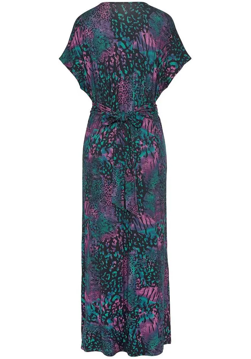 LASCANA Maxi Dresses-V-Neckline Patterned Maxi Dress