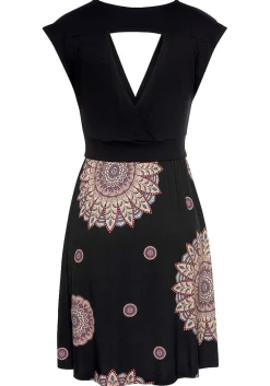 LASCANA Short Dresses-Wrap Look Boho Dress