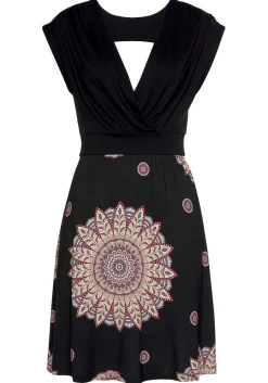 LASCANA Short Dresses-Wrap Look Boho Dress