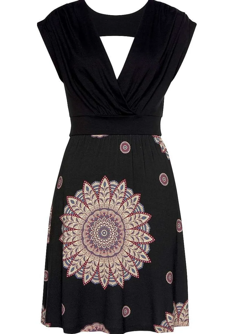 LASCANA Short Dresses-Wrap Look Boho Dress