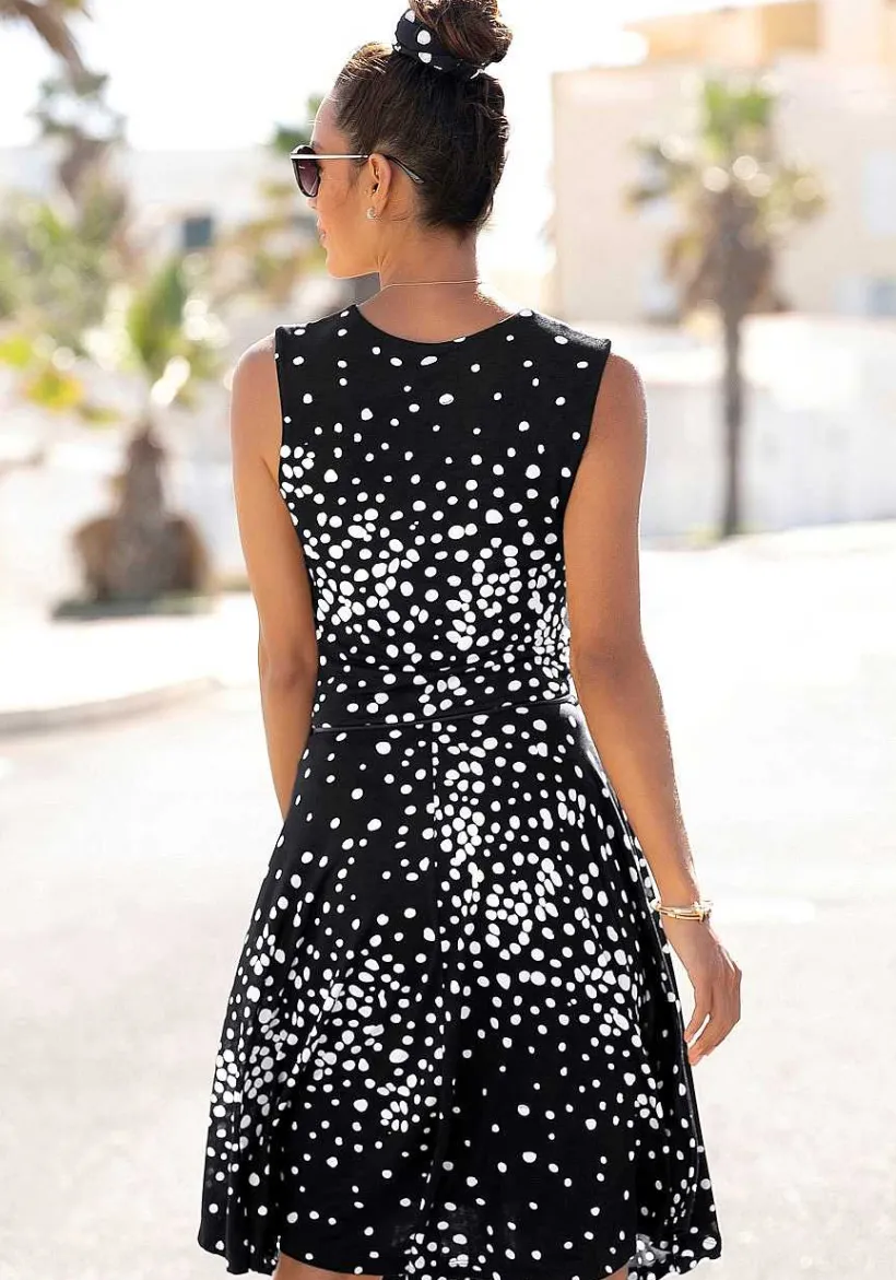 LASCANA Fall Dresses-Wrap Look Printed Dress