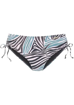 LASCANA Bandeau-Zebra Print Bandeau Bikini Top