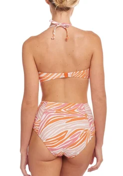 LASCANA Bandeau-Zebra Print Bandeau Bikini Top