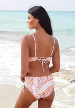 LASCANA Underwire-Zebra Print Underwire Bikini Top
