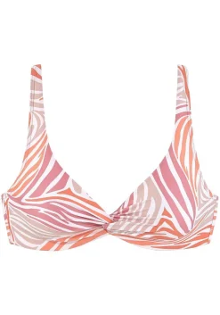 LASCANA Underwire-Zebra Print Underwire Bikini Top